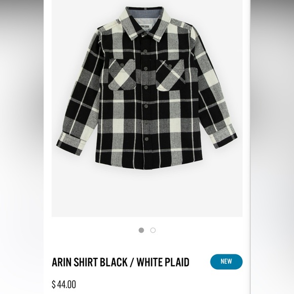 Sovereign Code Mens Black/White flannel - Picture 2 of 3